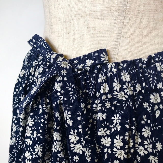 sosotto ソソット リバティコーデュロイ/スカート見えパンツ 42452926