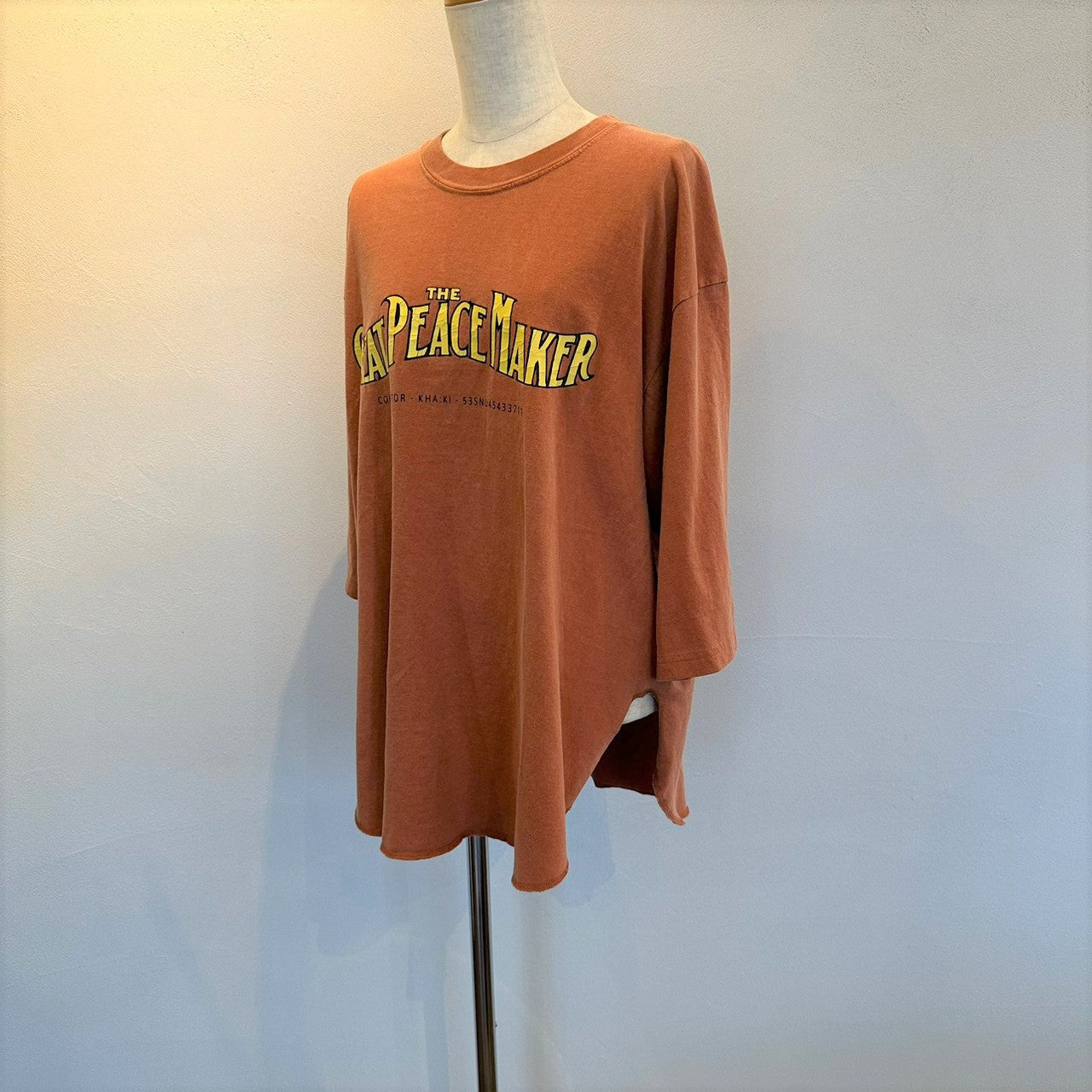 KHA:KI カーキ  7th SLEEVE TEE -G.P.M-            MIL23SCS3364