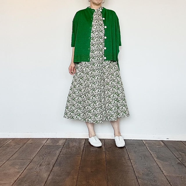 PONT DE CHALONS ポンデシャロン リーフプリントワンピース   22431528