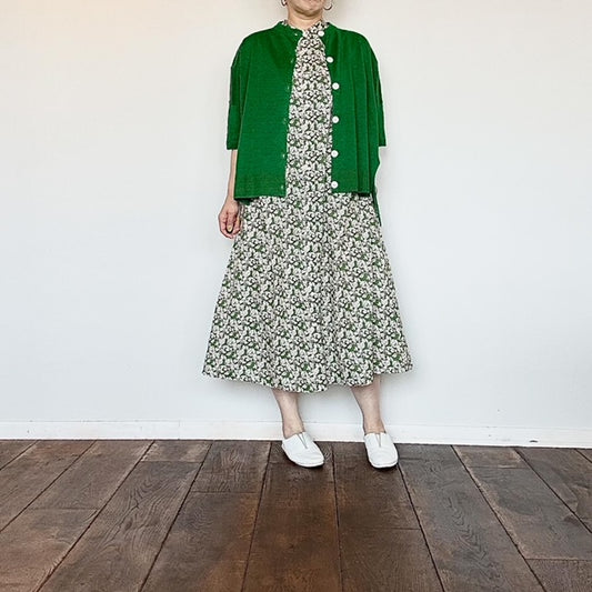 PONT DE CHALONS ポンデシャロン リーフプリントワンピース   22431528