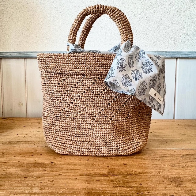 maison de soil メゾンドソイル  RAFFIA BAG