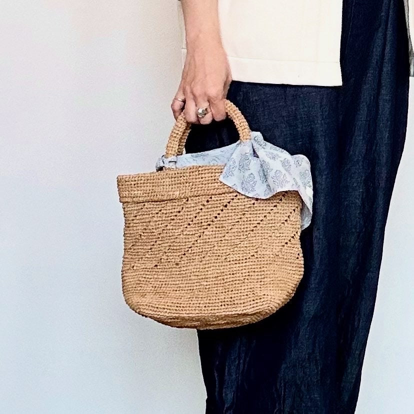 maison de soil メゾンドソイル  RAFFIA BAG