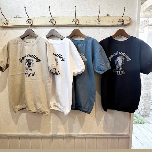 GOODWEAR "CHIEFTAINS" CREW-NECK S/SL TEE CUFF&HEM RIB  NGT9801 2841