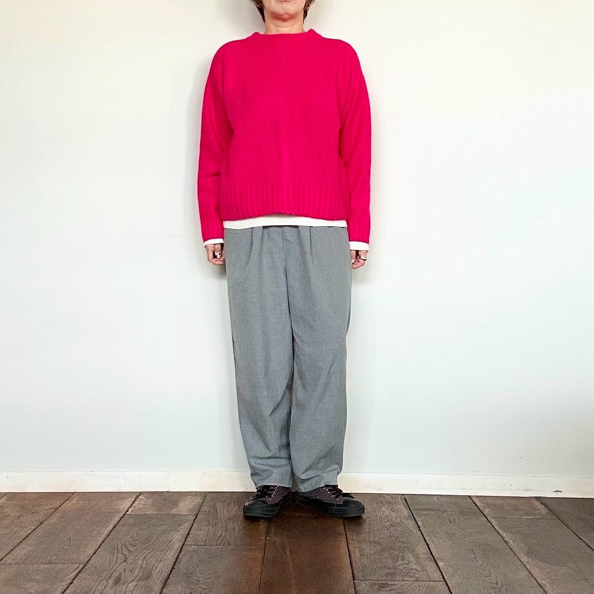 mao made ヤクフィール2WAYプルオーバー 451119