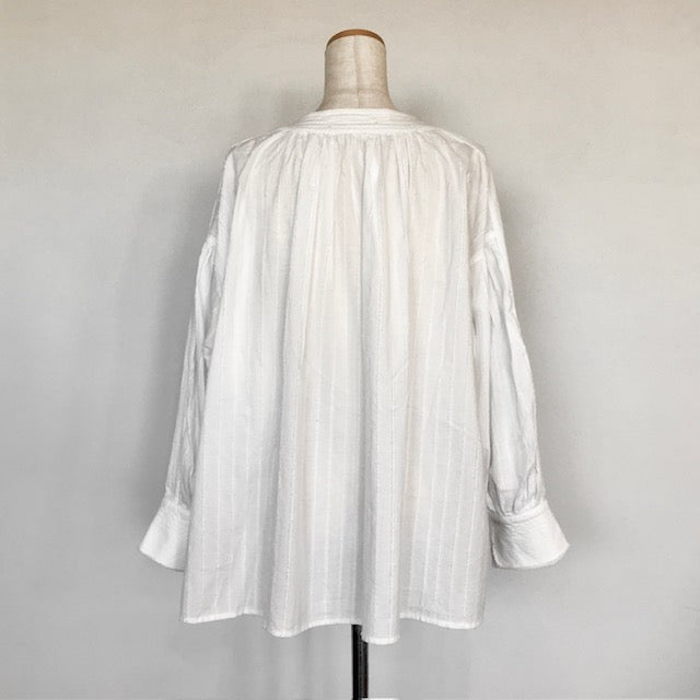 ESTROISLOSE ストライプカットジャガードシャツ EB24414