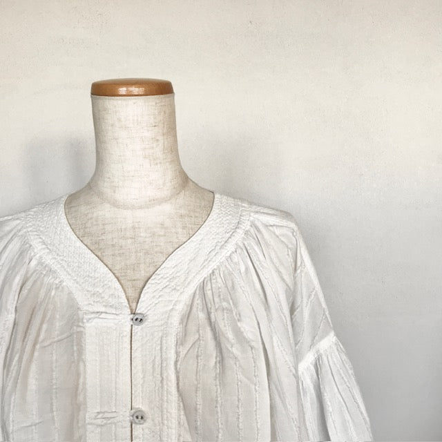 ESTROISLOSE ストライプカットジャガードシャツ EB24414