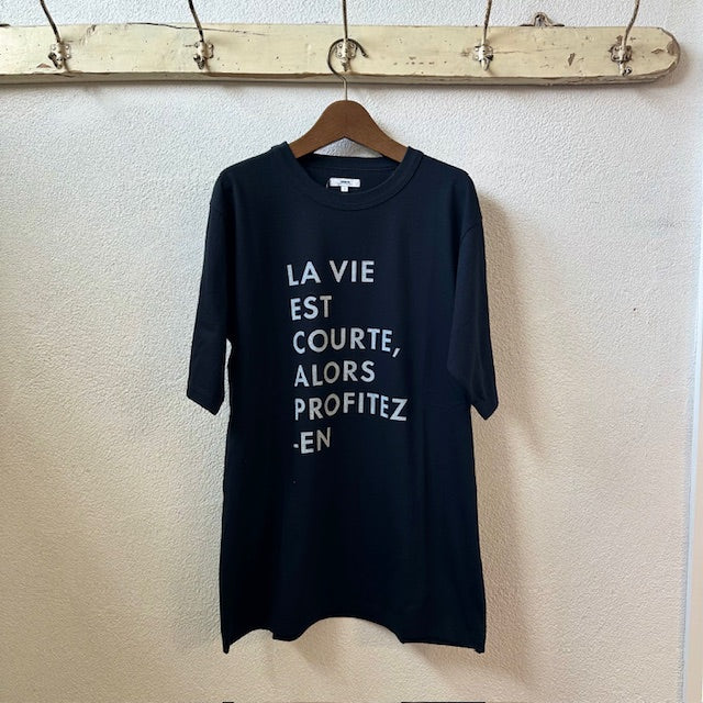 ARMENアーメン コットンジャージークルーネックオーバーサイズプリントTシャツ NFA1802P44