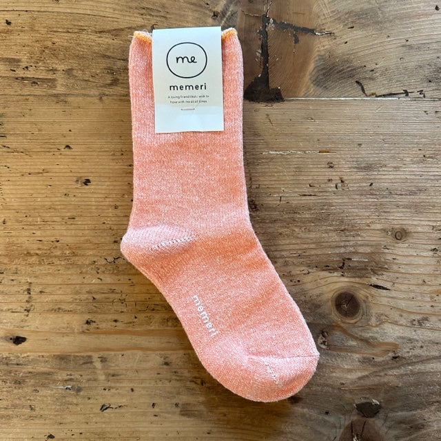 memeri コットンシルクソックス  ME0109