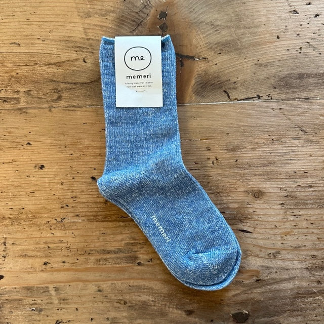 memeri コットンシルクソックス  ME0109