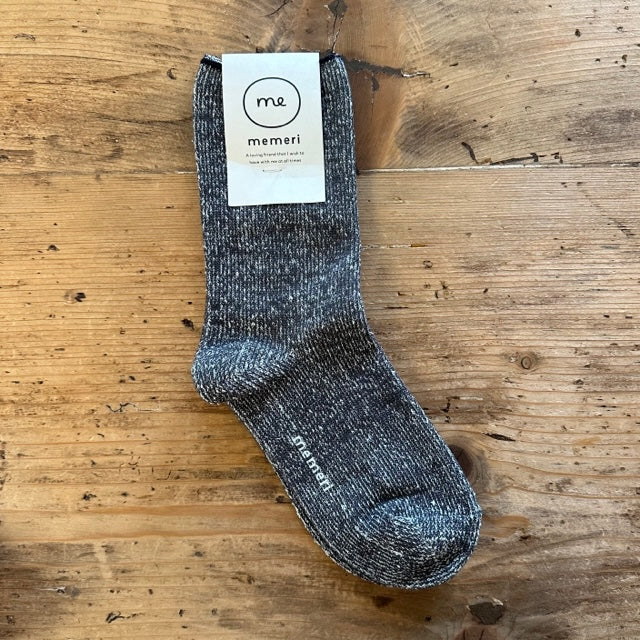 memeri コットンシルクソックス  ME0109