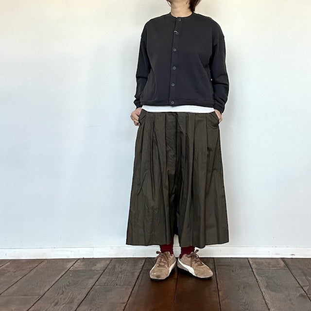 ina ステッチ使いコットンタックスカート 256137