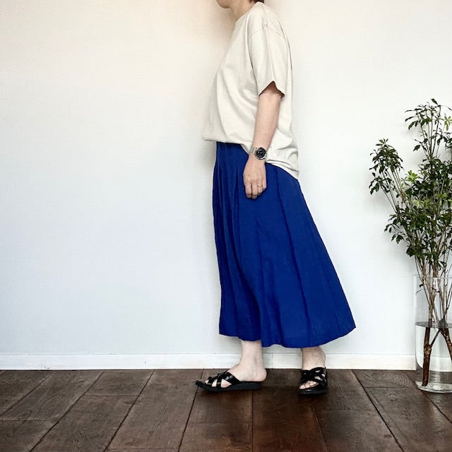 YARRA NEU graffitiバッグプリントワイドTシャツ 5521-428
