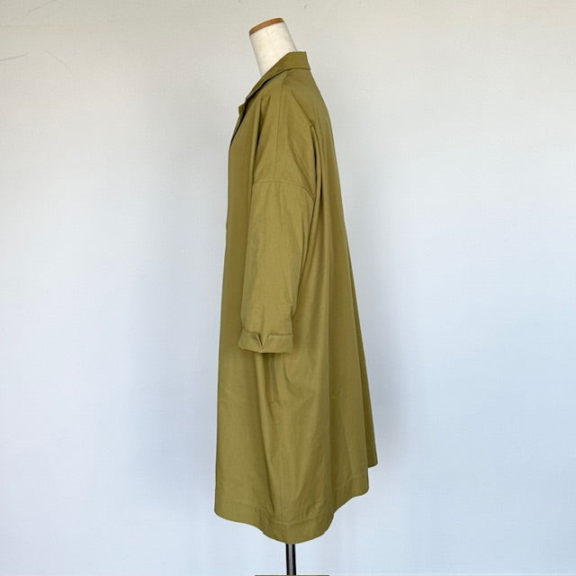 doux bleu コットンナイロン ワイドチェスターコート 2447-023