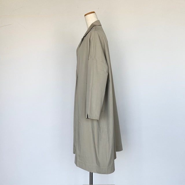 doux bleu コットンナイロン ワイドチェスターコート 2447-023