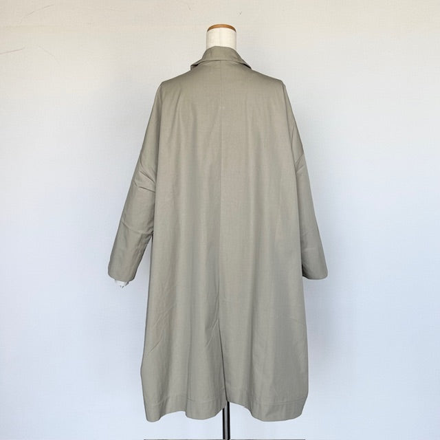 doux bleu コットンナイロン ワイドチェスターコート 2447-023