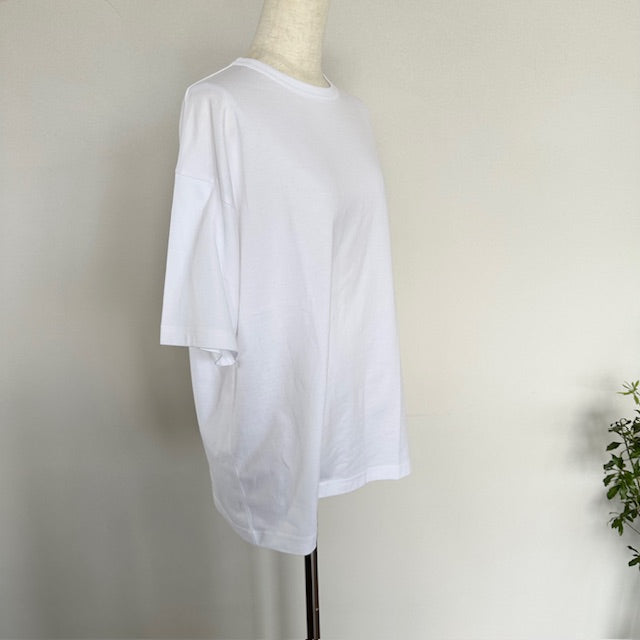 YARRA NEU graffitiバッグプリントワイドTシャツ 5521-428