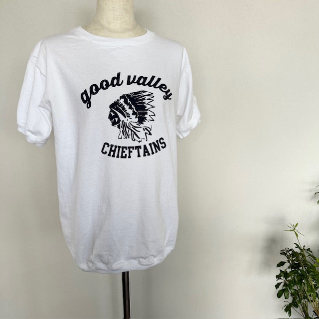 GOODWEAR "CHIEFTAINS" CREW-NECK S/SL TEE CUFF&HEM RIB  NGT9801 2841