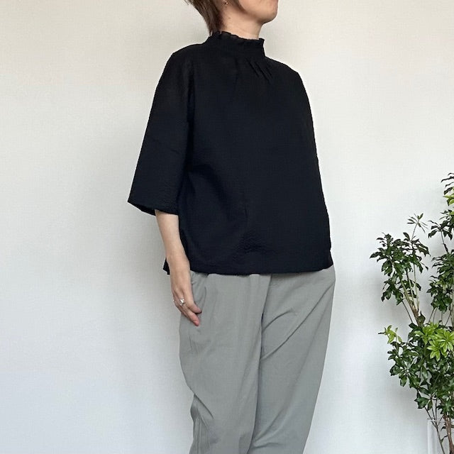 sosotto ソソット ゴムシャーリング2WAY6分袖ブラウス 42534941