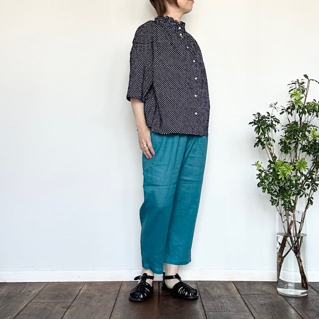 sosotto ソソット ゴムシャーリング2WAY6分袖ブラウス 42534941