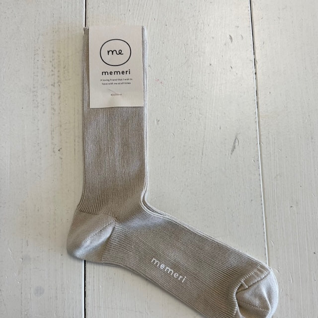 memeri メメリ ギザコットンリブソックス   ME0101