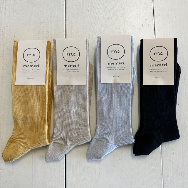 memeri メメリ ギザコットンリブソックス   ME0101