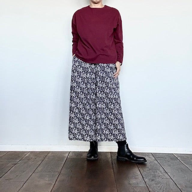 sosotto ソソット リバティコーデュロイ/スカート見えパンツ 42452926