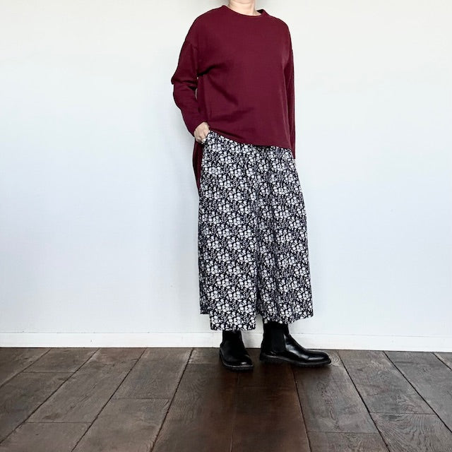 sosotto ソソット リバティコーデュロイ/スカート見えパンツ 42452926