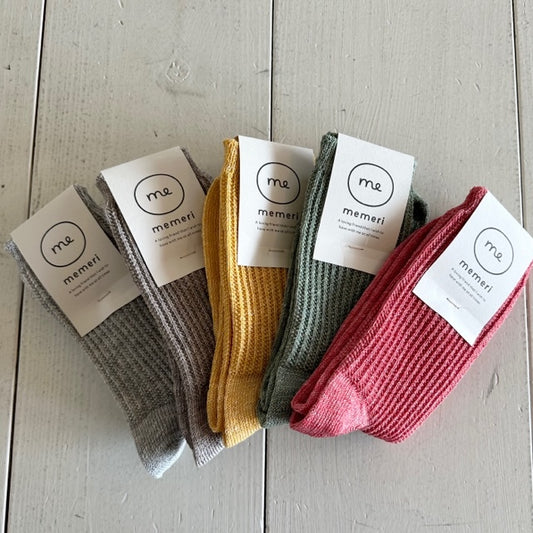 memeri   リネンリブソックス  ME0102