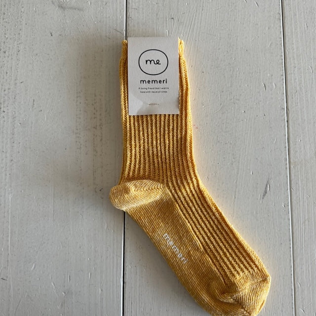 memeri   リネンリブソックス  ME0102