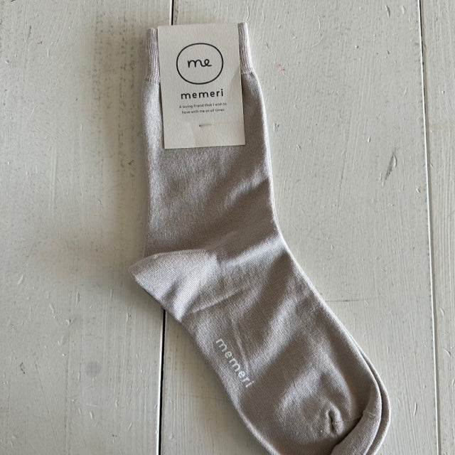memeri  スーピマコットンソックス  	ME0105