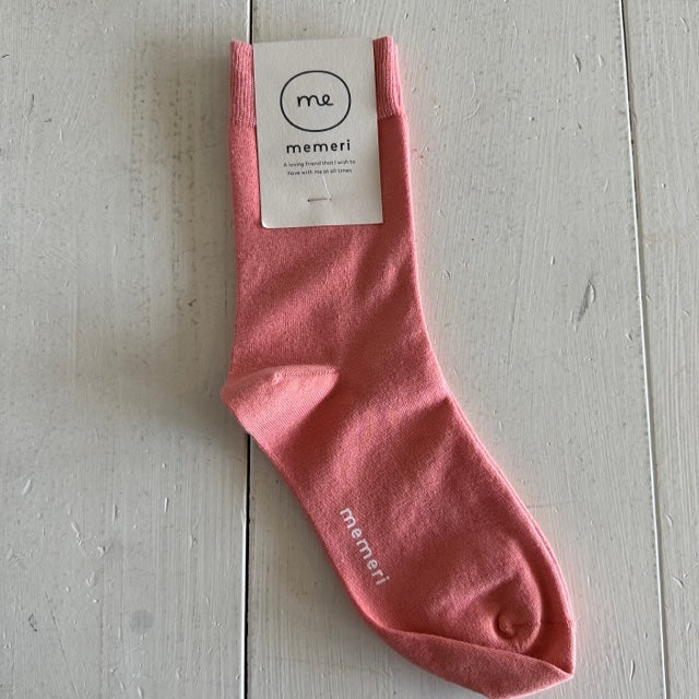 memeri  スーピマコットンソックス  	ME0105
