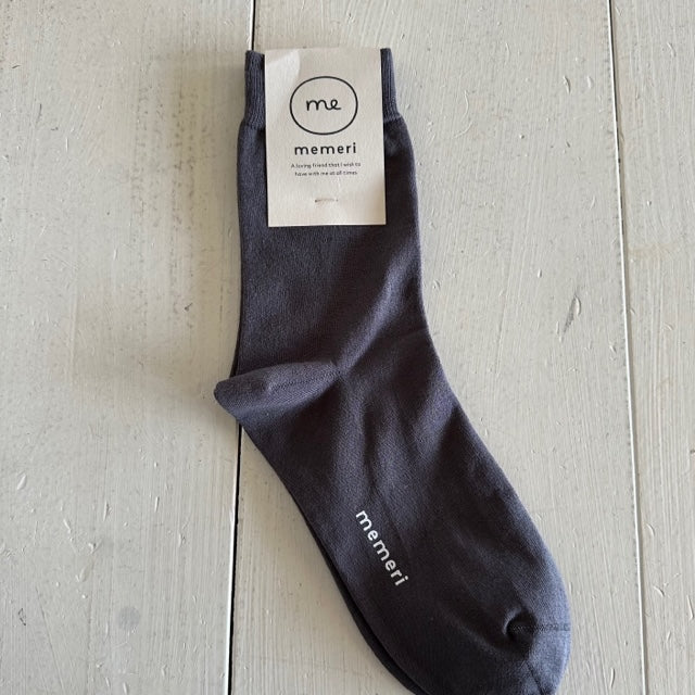 memeri  スーピマコットンソックス  	ME0105