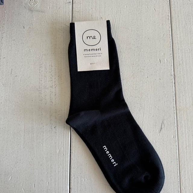 memeri  スーピマコットンソックス  	ME0105