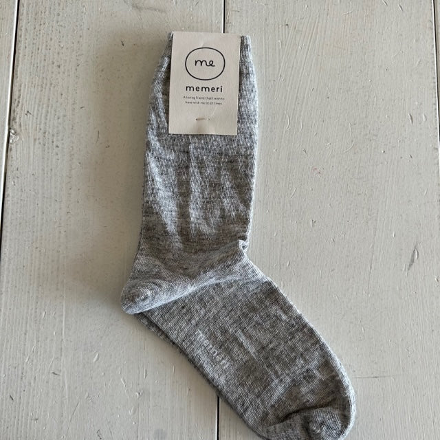 memeri     リネンソックス  ME0108