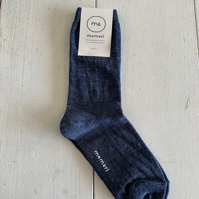 memeri     リネンソックス  ME0108