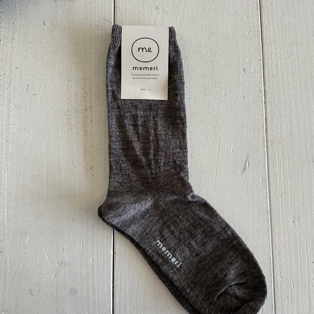 memeri     リネンソックス  ME0108