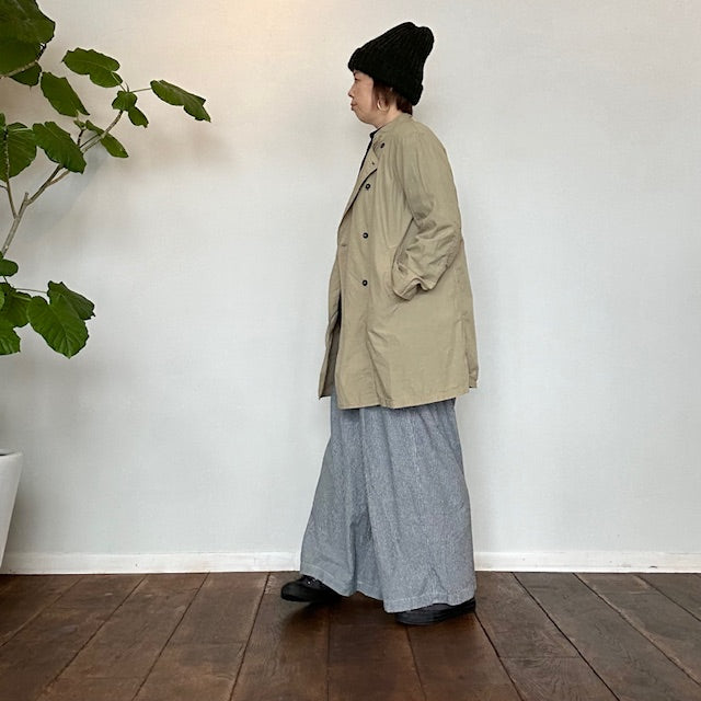 HTS(エイチティーエス) 60'S COTTON POPLIN STAND COLLAR DOUBLE BREAST JACKET INHT2431CP