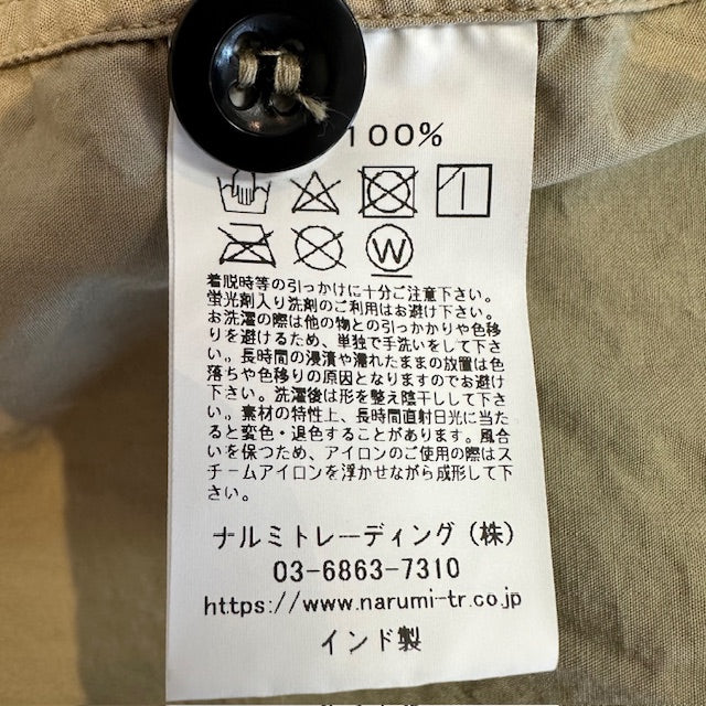 HTS(エイチティーエス) 60'S COTTON POPLIN STAND COLLAR DOUBLE BREAST JACKET INHT2431CP