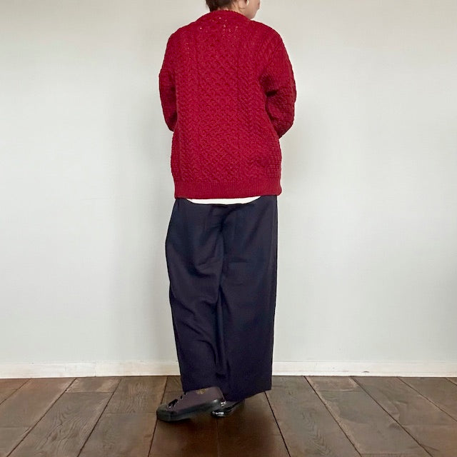aran woollen mills(アランウーレンミルズ) アラン編みニットカーディガン  BI4124306