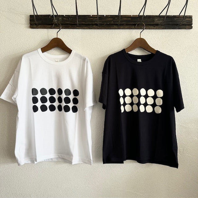 (g) グラム 天竺プリントTee ”CIRCLE” g-317clw