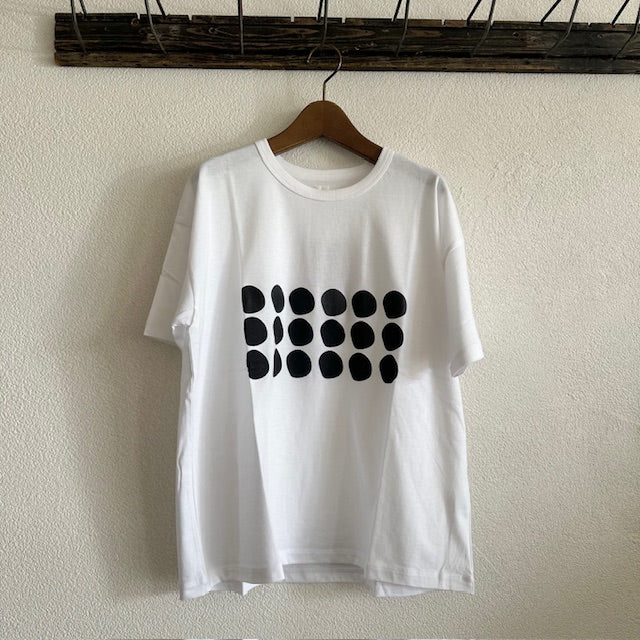 (g) グラム 天竺プリントTee ”CIRCLE” g-317clw
