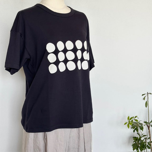 (g) グラム 天竺プリントTee ”CIRCLE”  g-317clw