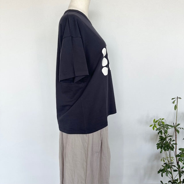 (g) グラム 天竺プリントTee ”CIRCLE” g-317clw