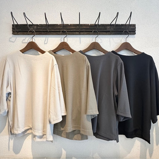 lelill レリル  ハイテクワッフルオーバーサイズTee 12531732