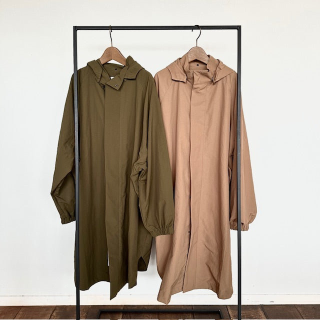 YARRA NEU フード付きナイロンポンチョコート 5447-420