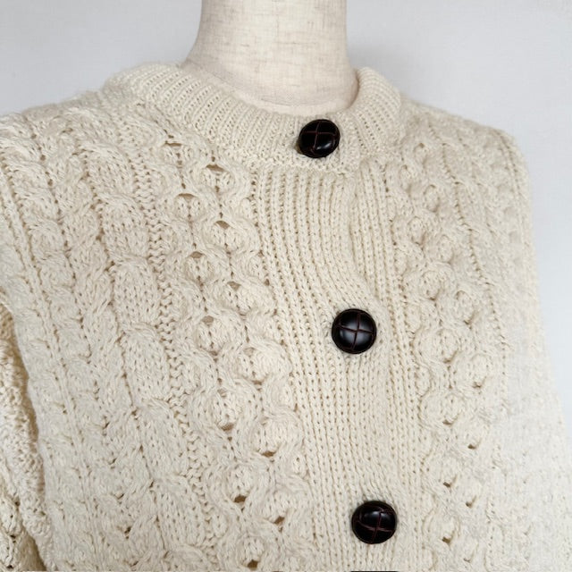 aran woollen mills(アランウーレンミルズ) アラン編みニットカーディガン  BI4124306
