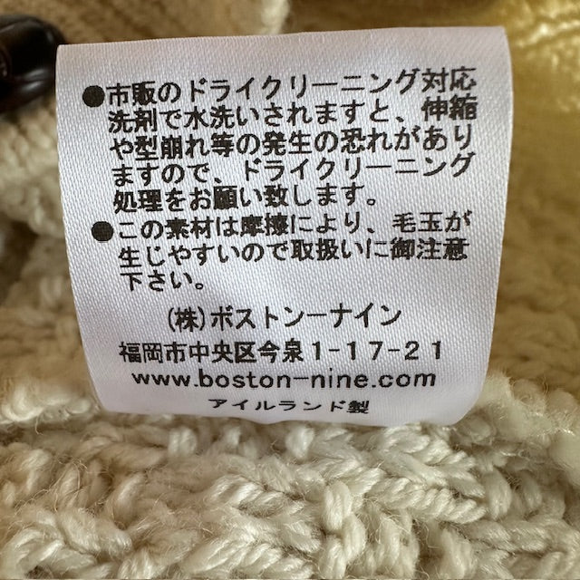 aran woollen mills(アランウーレンミルズ) アラン編みニットカーディガン  BI4124306