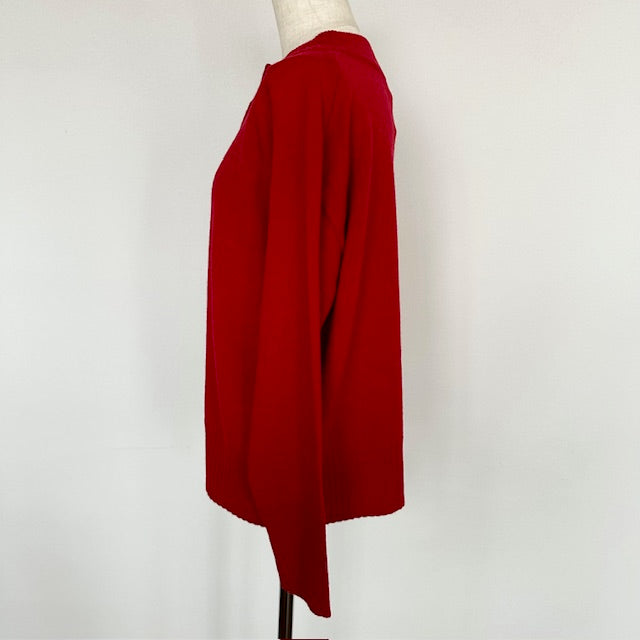 mao made メリノウールモックネックカーディガン 451107