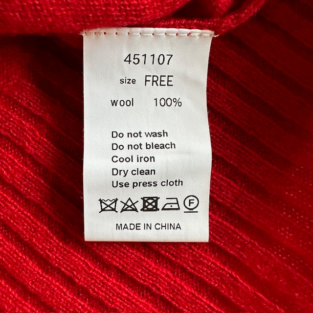 mao made メリノウールモックネックカーディガン 451107