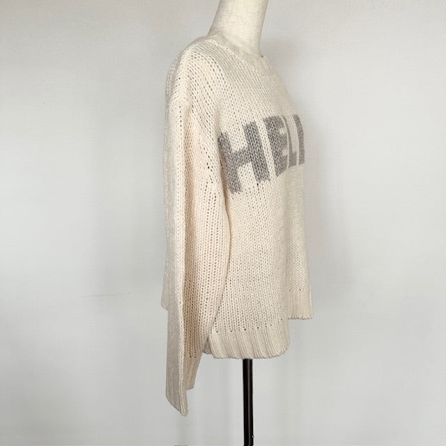 mao made 2WAY HELLOジャガードプルオーバーニット 451133